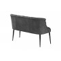 Atelier del Sofa Sofa dvosed Roma Black Metal Grey - slika 3