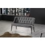Atelier del Sofa Sofa dvosed Roma Black Metal Grey - slika 1