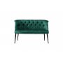 Atelier del Sofa Sofa dvosed Roma Black Metal Sea Green - slika 2