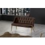Atelier del Sofa Sofa dvosed Roma Gold Metal Brown - slika 1