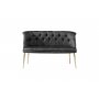 Atelier del Sofa Sofa dvosed Roma Gold Metal Fume - slika 2
