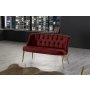 Atelier del Sofa Sofa dvosed Roma Gold Metal Claret Red - slika 1