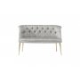 Atelier del Sofa Sofa dvosed Roma Gold Metal Cream - slika 2