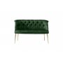 Atelier del Sofa Sofa dvosed Roma Gold Metal Khaki - slika 3