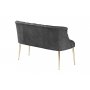 Atelier del Sofa Sofa dvosed Roma Gold Metal Grey - slika 3