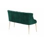 Atelier del Sofa Sofa dvosed Roma Gold Metal Sea Green - slika 3