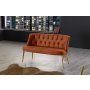 Atelier del Sofa Sofa dvosed Roma Gold Metal Tile Red - slika 1