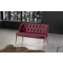 Atelier del Sofa Sofa dvosed Roma Gold Metal Dusty Rose - slika 1