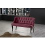 Atelier del Sofa Sofa dvosed Roma Black Wooden Dusty Rose - slika 1