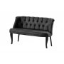 Atelier del Sofa Sofa dvosed Roma Black Wooden Fume - slika 2