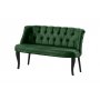 Atelier del Sofa Sofa dvosed Roma Black Wooden Khaki - slika 2