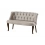 Atelier del Sofa Sofa dvosed Roma Walnut Wooden Cream - slika 2