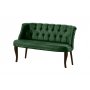 Atelier del Sofa Sofa dvosed Roma Walnut Wooden Khaki - slika 2