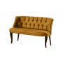 Atelier del Sofa Sofa dvosed Roma Walnut Wooden Mustard - slika 2