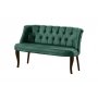 Atelier del Sofa Sofa dvosed Roma Walnut Wooden Sea Green - slika 2