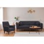 Atelier del Sofa Sofa i fotelja Liones 1053 Anthracite - slika 1