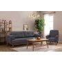 Atelier del Sofa Sofa i fotelja Balera Anthracite - slika 1