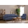 Atelier del Sofa Sofa i fotelja Balera Dark Blue - slika 1