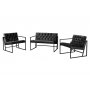 Atelier del Sofa Sofa i dve fotelje Oslo Fume - slika 2