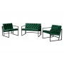Atelier del Sofa Sofa i dve fotelje Oslo Green - slika 2