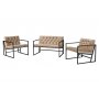 Atelier del Sofa Sofa i dve fotelje Oslo Light Brown - slika 2