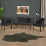 Atelier del Sofa Sofa i fotelja Daisy Black Metal Fume - slika 1