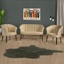 Atelier del Sofa Sofa i fotelja Daisy Black Metal Light Brown - slika 1