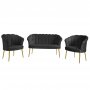 Atelier del Sofa Sofa i fotelja Daisy Gold Metal Fume - slika 2