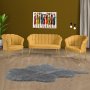 Atelier del Sofa Sofa i fotelja Daisy Gold Metal Mustard - slika 1