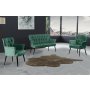 Atelier del Sofa Sofa i dve fotelje Paris Black Metal Sea Green - slika 1