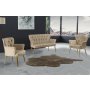 Atelier del Sofa Sofa i dve fotelje Paris Gold Metal Light Brown - slika 1