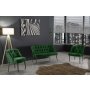 Atelier del Sofa Sofa i fotelja Roma Black Metal Khaki - slika 1