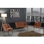 Atelier del Sofa Sofa i fotelja Roma Black Metal Tile Red - slika 1
