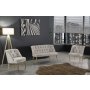 Atelier del Sofa Sofa i fotelja Roma Gold Metal Cream - slika 1