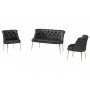 Atelier del Sofa Sofa i fotelja Roma Gold Metal Fume - slika 2