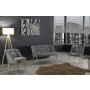 Atelier del Sofa Sofa i fotelja Roma Gold Metal Grey - slika 1