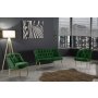 Atelier del Sofa Sofa i fotelja Roma Gold Metal Khaki - slika 1