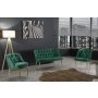 Atelier del Sofa Sofa i fotelja Roma Gold Metal Sea Green - slika 1