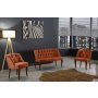 Atelier del Sofa Sofa i fotelja Roma Walnut Wooden Tile Red - slika 1