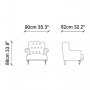 Atelier del Sofa Fotelja London - slika 4