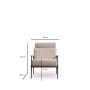 Atelier del Sofa Fotelja Toscana White - slika 3