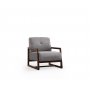 Atelier del Sofa Fotelja Athena Bergere Light Grey Walnut - slika 3