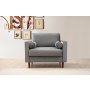 Atelier del Sofa Fotelja Rome Light Grey - slika 1