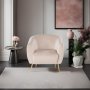 Atelier del Sofa Fotelja Eses Beige Wing - slika 1