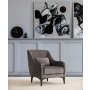 Atelier del Sofa Fotelja Astana Anthracite - slika 1