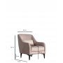 Atelier del Sofa Fotelja Astana Beige - slika 5