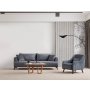 Atelier del Sofa Fotelja Buhara Dark Grey - slika 2