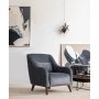 Atelier del Sofa Fotelja Buhara Dark Grey - slika 1