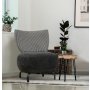 Atelier del Sofa Fotelja Loly Anthracite - slika 1