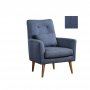 Atelier del Sofa Fotelja Zeni Berjer Dark Blue - slika 2